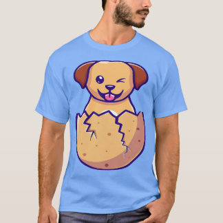 Cute dog in the egg Tshirt
