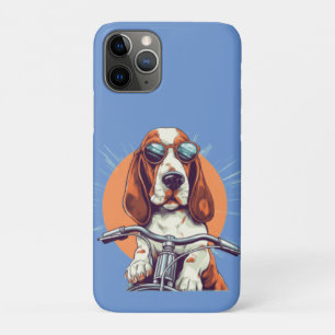 Cute dog in the sunset Spiral Photo Notebook iPhone 11 Pro Case