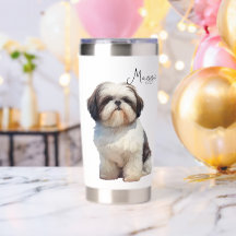 Cute Dog Insulated Tumbler