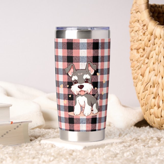 Cute Dog Insulated Tumbler (Living Room (Rotated))
