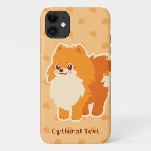 Cute Dog Kawaii Pomeranian iPhone 11 Case