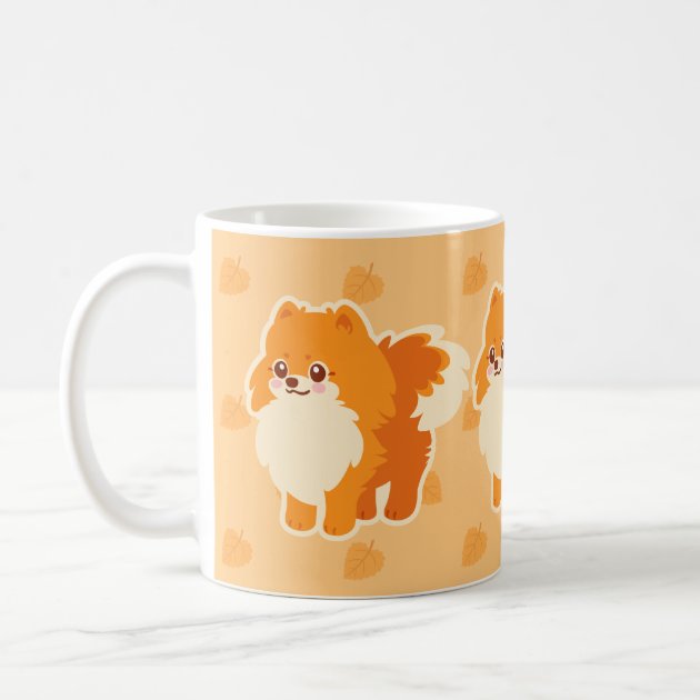 pomeranian coffee mug