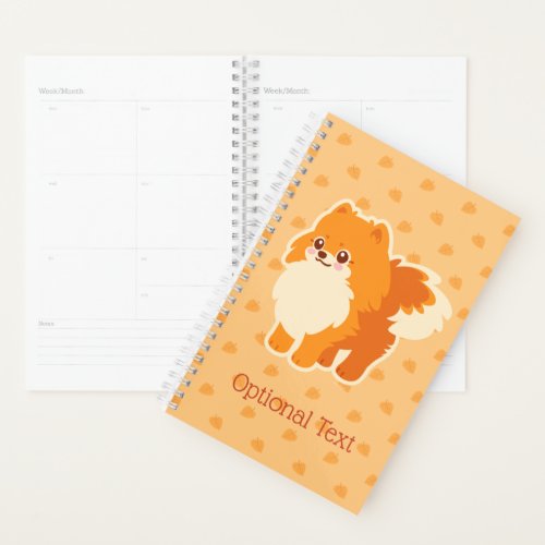 Cute Dog Kawaii Pomeranian Planner