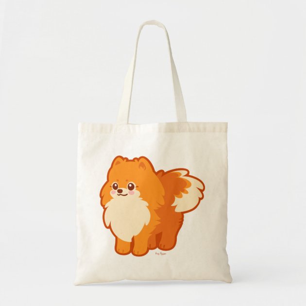 pomeranian tote bag