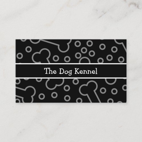 Cute Dog Kennel Business Card