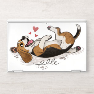 Cute Dog Laptop Skin – Playful & Adorable Pet Desi