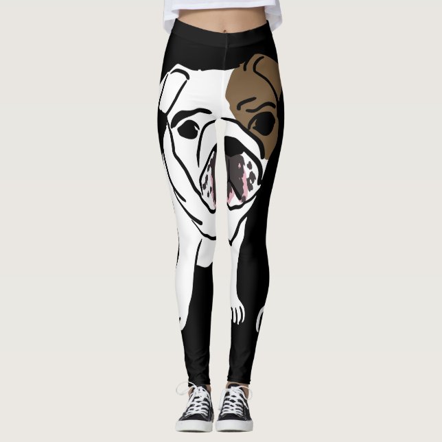 Cute Dog Leggings (Front)
