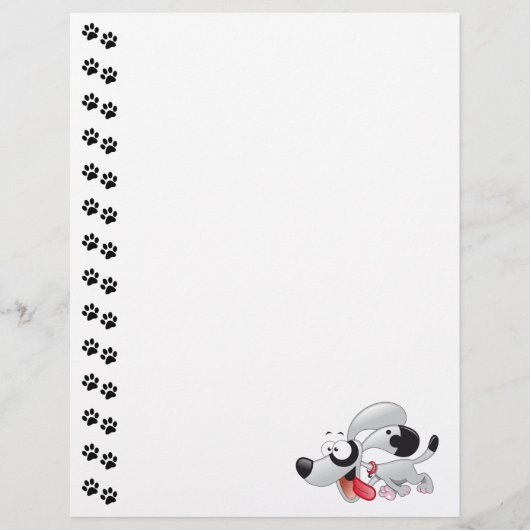 Cute Dog Letterhead (Front)