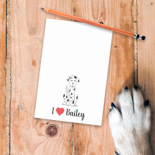 Cute Dog Lover Personalized  Post-it Notes