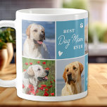 Cute DOG MOM Personalized Modern 7 Photo Collage Coffee Mug<br><div class="desc">Introducing our modern and stylish Dog Mom mug, the perfect gift for any dog lover! This chic mug features a modern custom photo collage and the personalized message to show off your love for your furry friend. As a dog mom there's nothing better than snuggling up with your puppy and...</div>