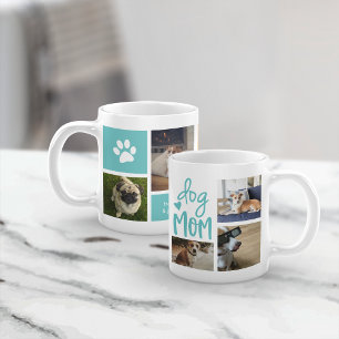 Cute Dog Mom Pet Photo Collage Coffee Mug