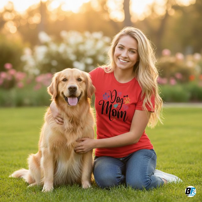 Cute Dog Mom Quote Classic Gift For Mom T-Shirt (Creator Uploaded)