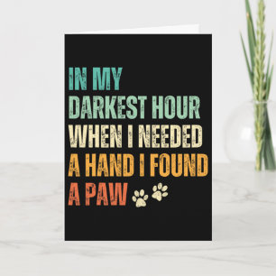 Cute Dog Mom Women Puppies Girl Funny Dog Dad Men Card