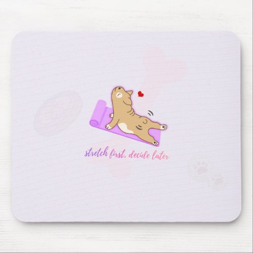 Cute Dog Mouse Pad | Self-Care Desk Decor