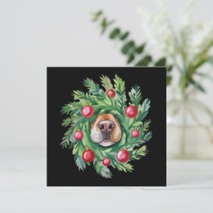 Cute Dog Nose Christmas Dog Mom Party Dogs Lover Holiday Card
