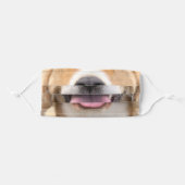 Cute Dog Nose Tongue Adult Cloth Face Mask (Front, Folded)