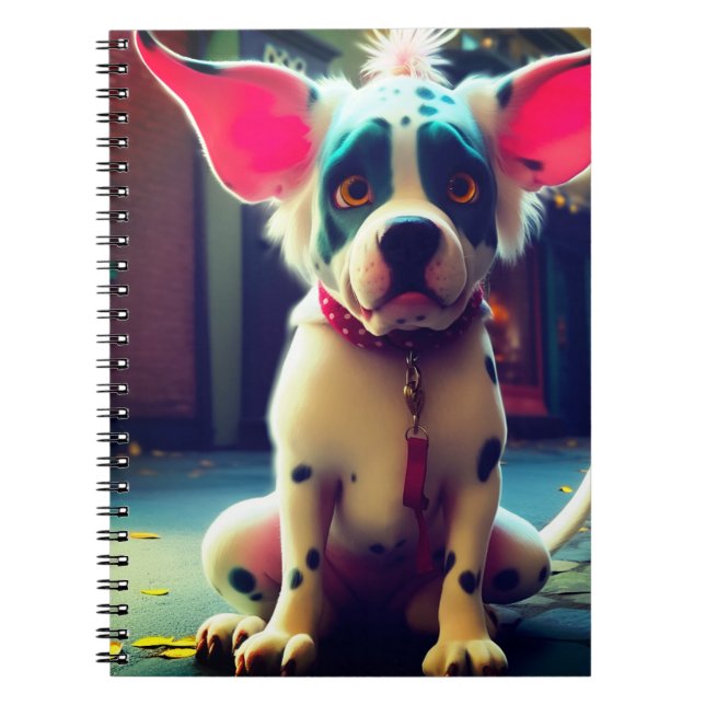 Cute Dog Notebook (Front)