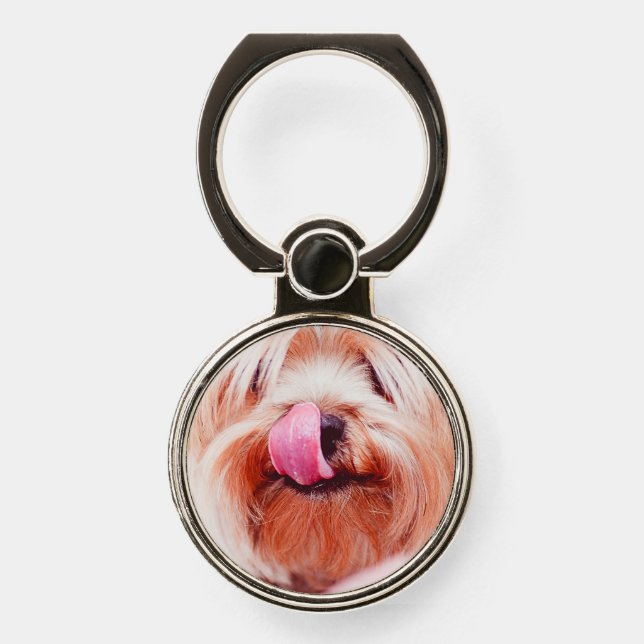 Cute Dog OR YOUR PHOTO phone grip (Front)