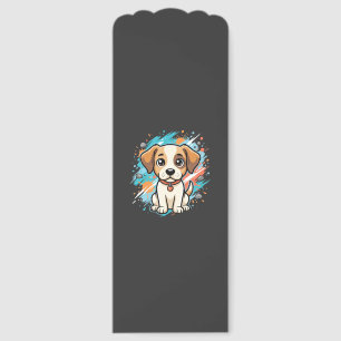 Cute Dog Paint Splash Vector Art_1 Bookmarks