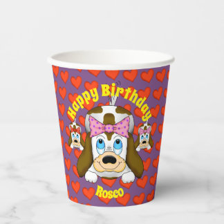 Cute Dog Paper Cups