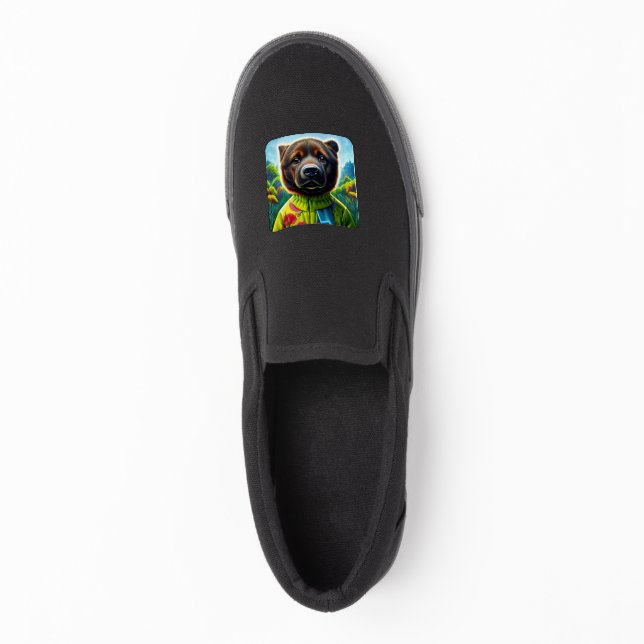 Cute dog patch (On Shoe Tip)