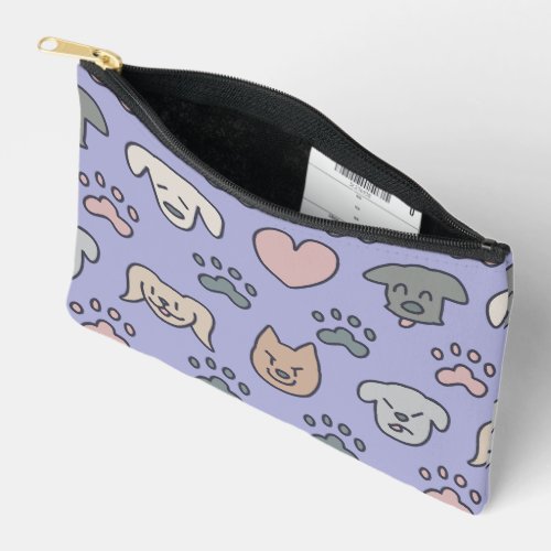 Cute Dog Pattern Accessory Pouch