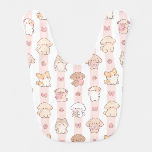 Cute Dog Pattern Baby Bib