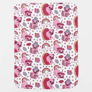 Cute dog pattern for dog lovers baby blanket