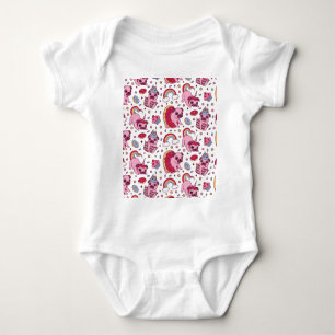 Cute dog pattern for dog lovers baby bodysuit