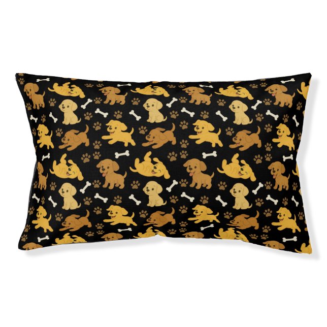 Cute Dog Pattern Pet Bed (Front)