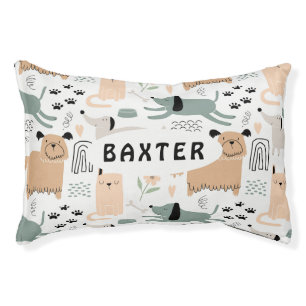 Cute Dog Pattern Pet Bed