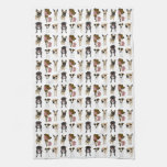 Cute dog pattern towel