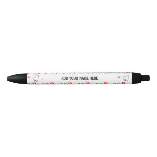 Cute DOG PAW PRINTS and LOVE HEARTS Personalized Pen