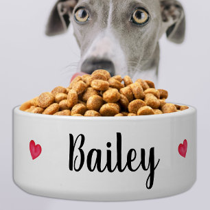Cute Dog Personalized Food Water Simple Pet Bowl