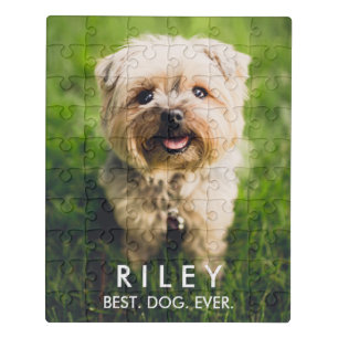 Cute Dog Personalized Pet Photo Custom Jigsaw Puzzle