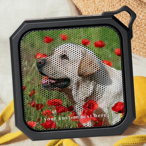Cute Dog Personalized Simple Pet Photo Bluetooth Speaker