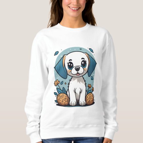 Cute Dog pet adorable funny Sweatshirt