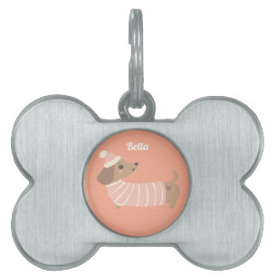 Cute dog  pet ID tag