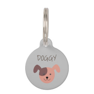 Cute Dog Pet ID Tag