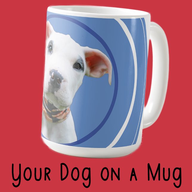 Cute Dog Pet Photo for Mom Dad Grandma Grandpa Coffee Mug (Creator Uploaded)