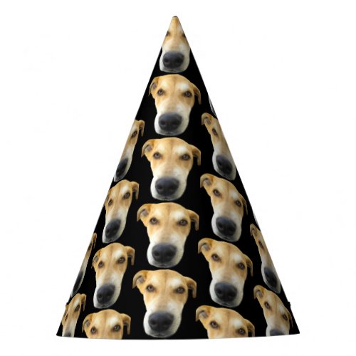 Cute Dog Photo Birthday Custom Party Hat
