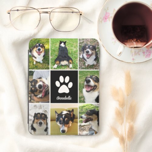 Cute Dog Photo Collage Personalized Pet Owner Kindle Cover