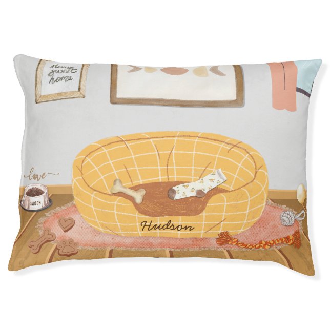 Cute Dog Pillow Bed (Front)