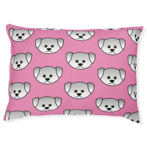 Cute dog pink pet bed