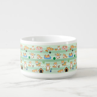 cute dog playing jumping sleeping bowl