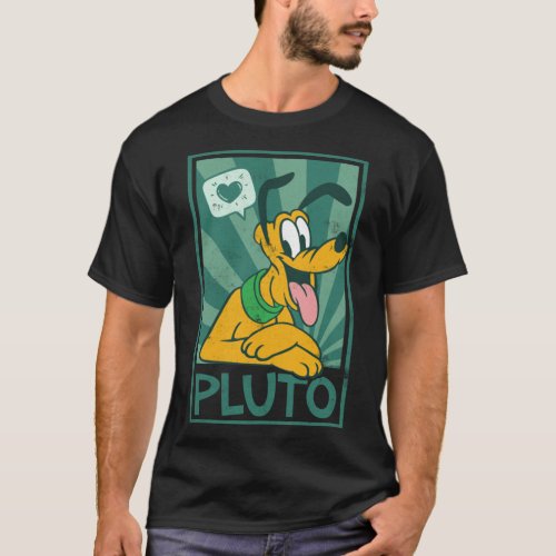 Cute Dog Pluto With Heart Essential T_Shirt