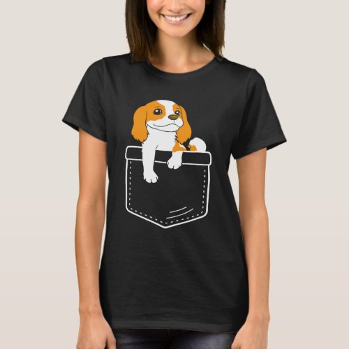 Cute Dog Pocket Welsh Corgi T_Shirt