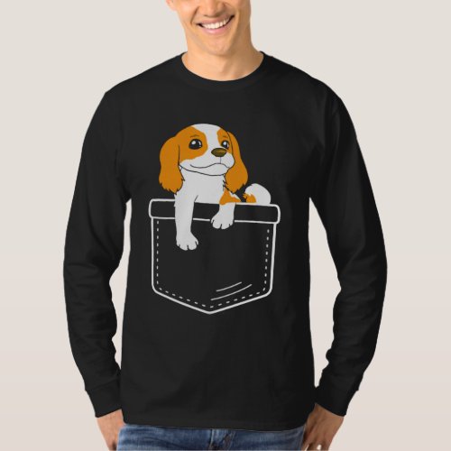 Cute Dog Pocket Welsh Corgi T_Shirt