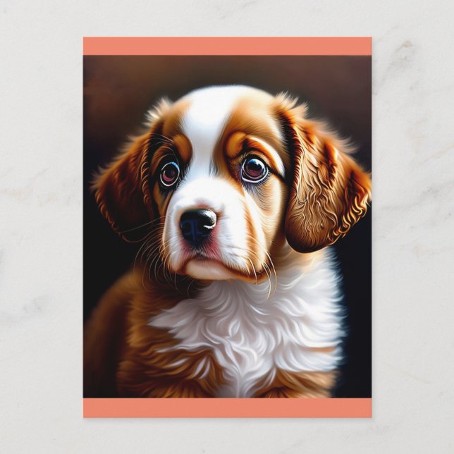 cute dog postcard (Front)