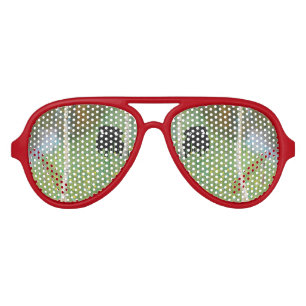 Cute Dog Pug Gustav Klimt Forest Party Aviator Sunglasses